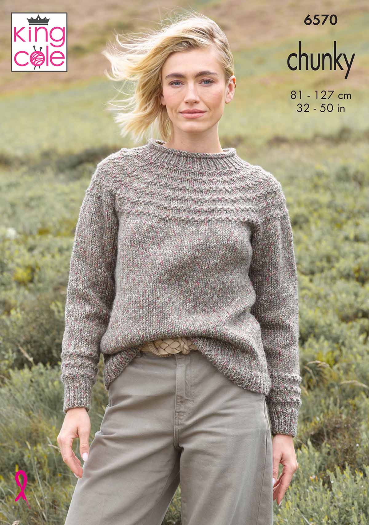 king-cole-6570-strickanleitung-pullover-cardigan-chunky image 1