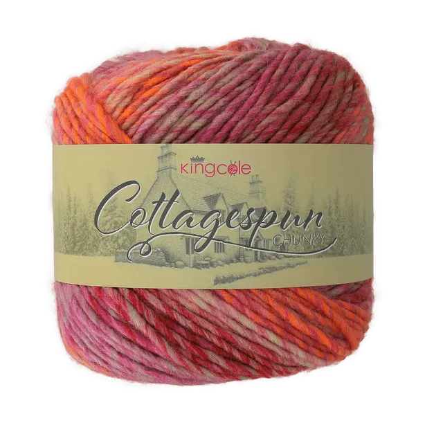king-cole-cottagespun-chunky-wolle-150g-bunt image 1