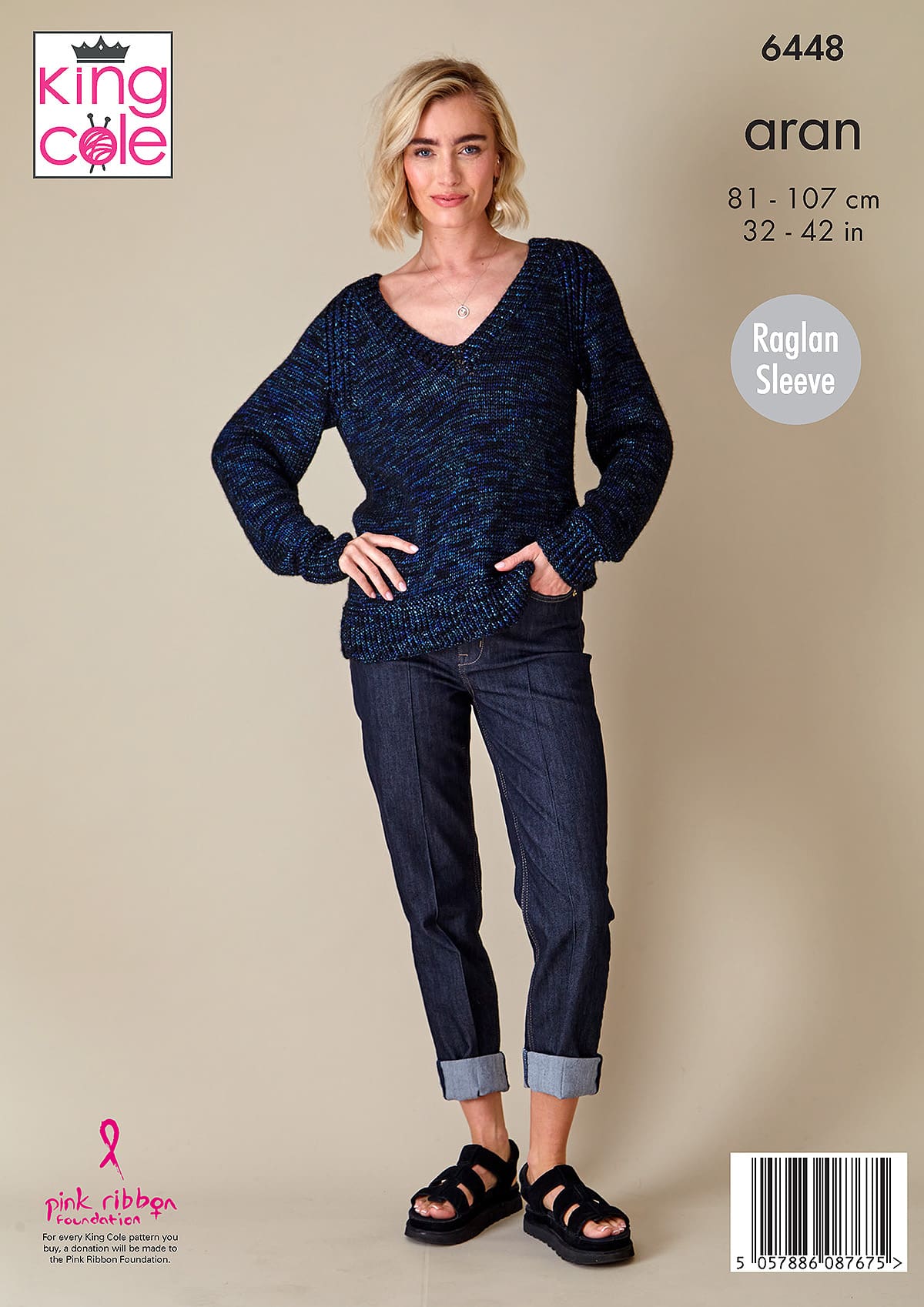 king-cole-6448-strickanleitung-pullover-firefly-aran image 2