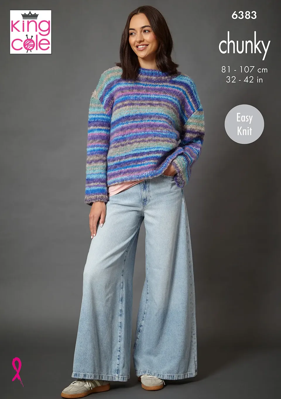 king-cole-6383-pullover-strickanleitung-flair-chunky-pullover-cardigan image 1