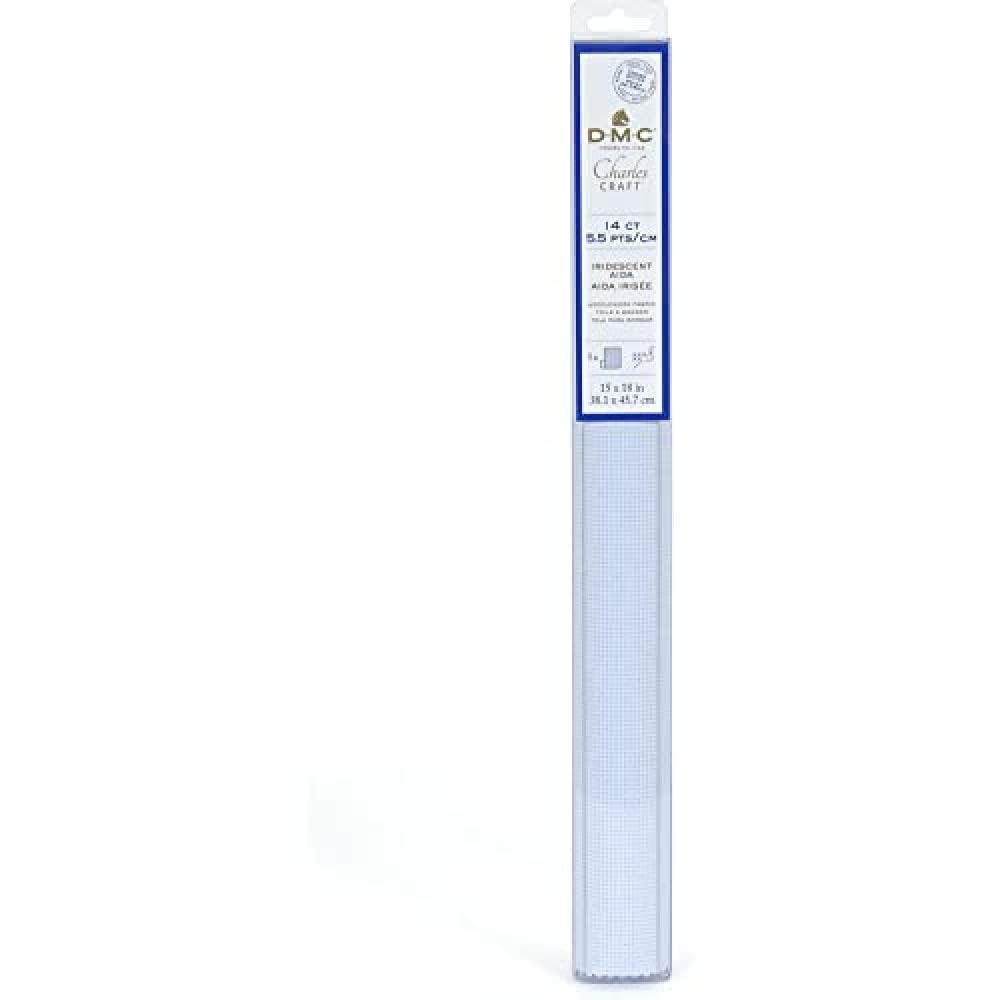 dmc-aida-perlmutt-kreuzstichstoff-14ct-hellblau-800 image 1