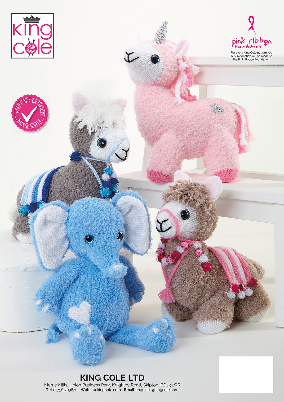 king-cole-cuddly-creatures-book-1-strickbuch-kuscheltiere image 2