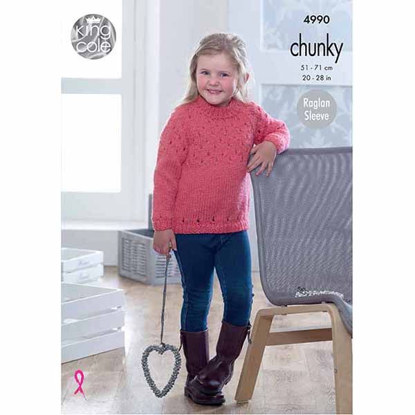 king-cole-4990-strickanleitung-pullover-chunky image 1
