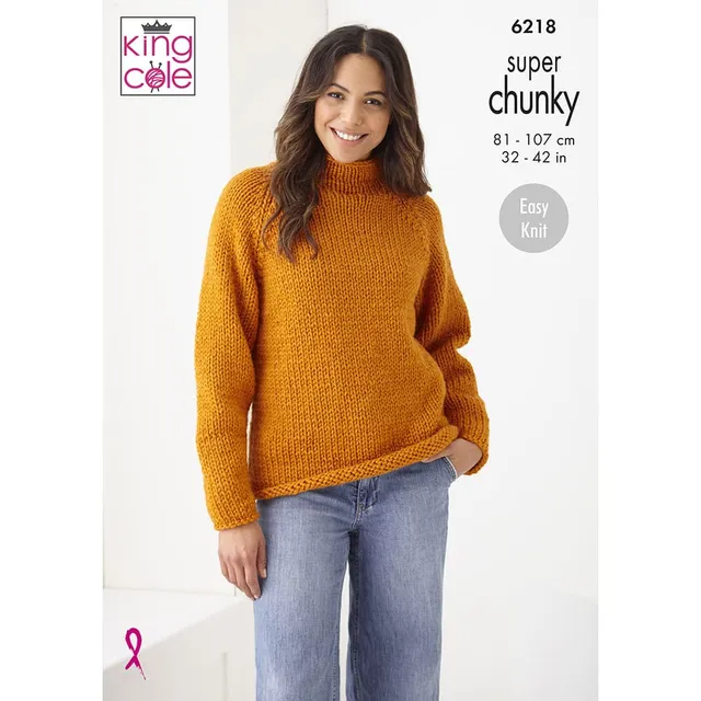 king-cole-6218-pullover-cardigan-strickanleitung-damen image 1