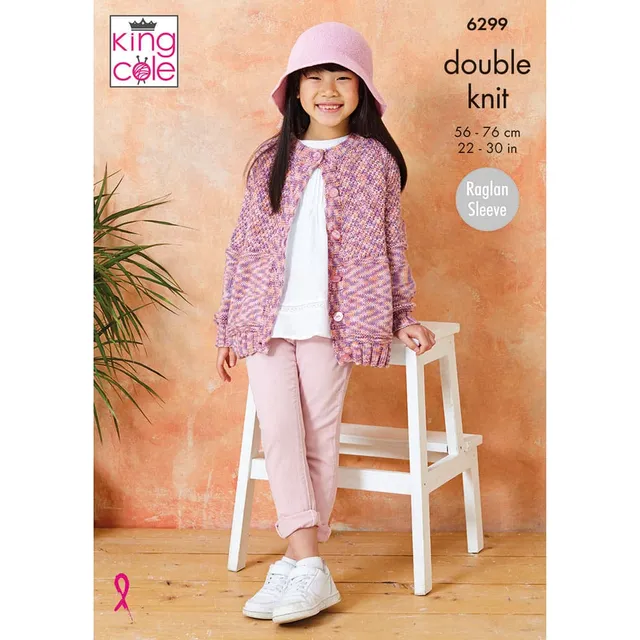 king-cole-6299-cardigan-pullover-cottonsoft-crystal-dk image 1