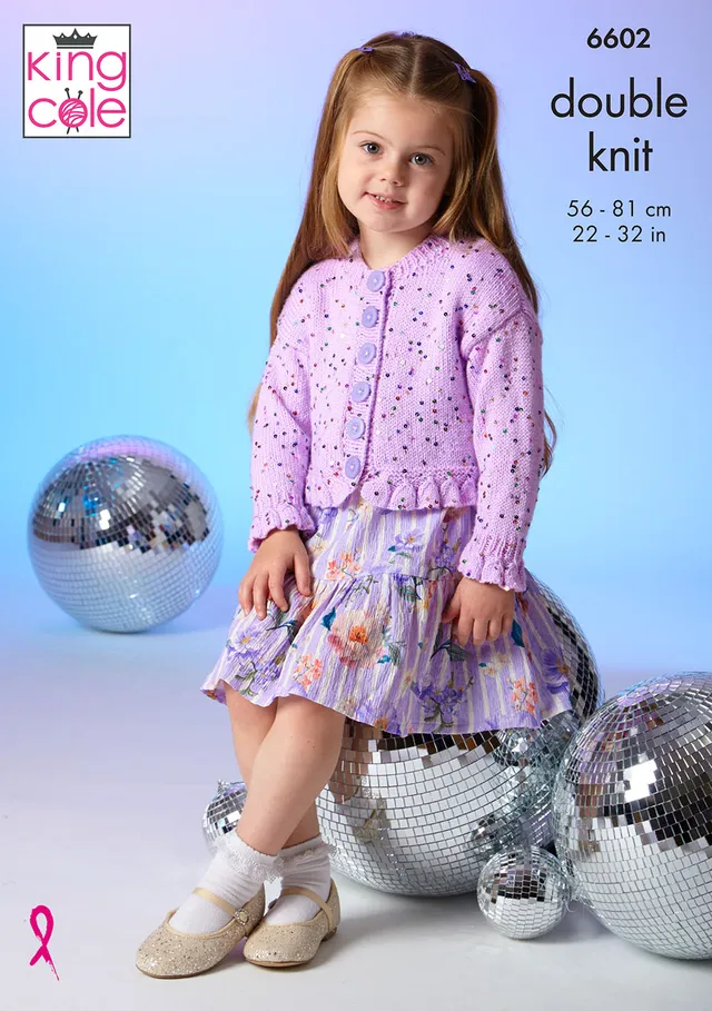 king-cole-6602-strickanleitung-cardigan-pullover image 1