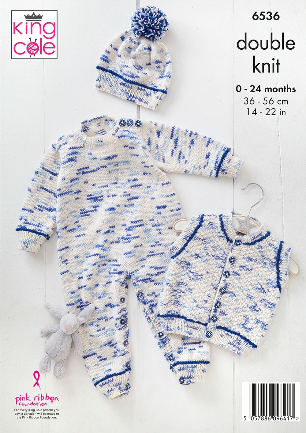 king-cole-6536-baby-set-strickanleitung-dot-dot-dash-dk image 2