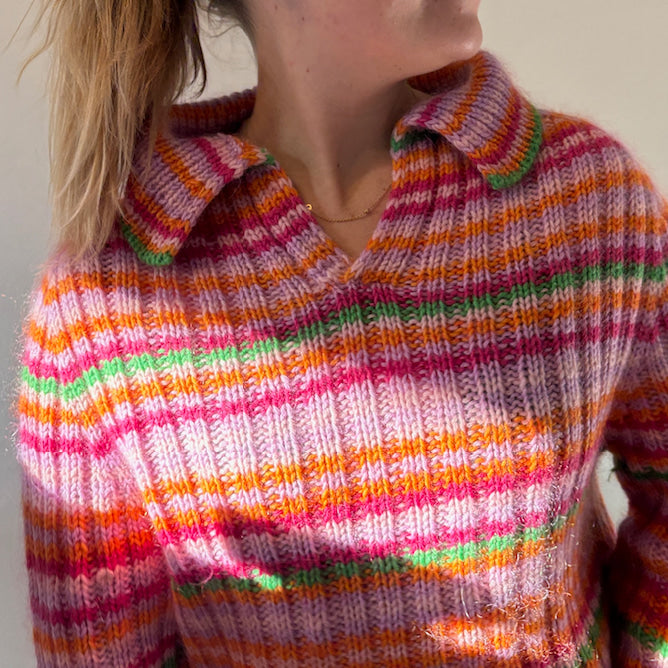 hobbii-easy-wide-rib-polo-sweater-strickanleitung image 2