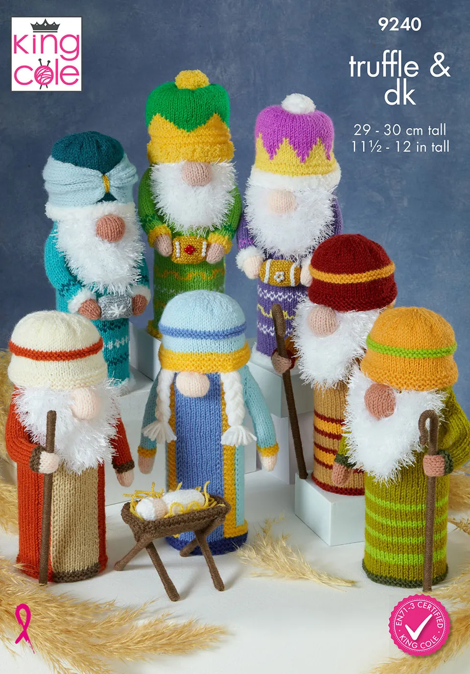 king-cole-9240-strickanleitung-gonks-nativity-f-r-truffle-dk image 1