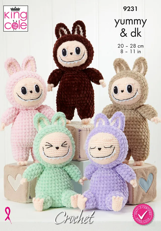 king-cole-patterns-9231-h-kelanleitung-monster-spielzeug-yummy-dk image 1