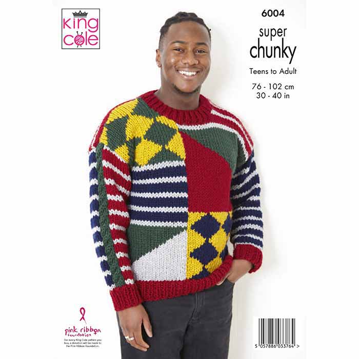 king-cole-6004-strickanleitung-pullover-cardigan-super-chunky image 2