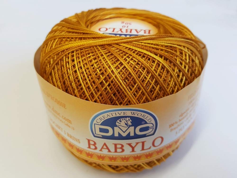 dmc-petra-babylo-nr-10-h-kelgarn-50g-farbe-3865-baumwolle image 2