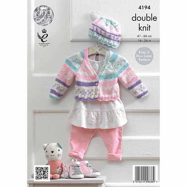 king-cole-4194-jacke-m-tze-strickanleitung-cherished-dk image 2