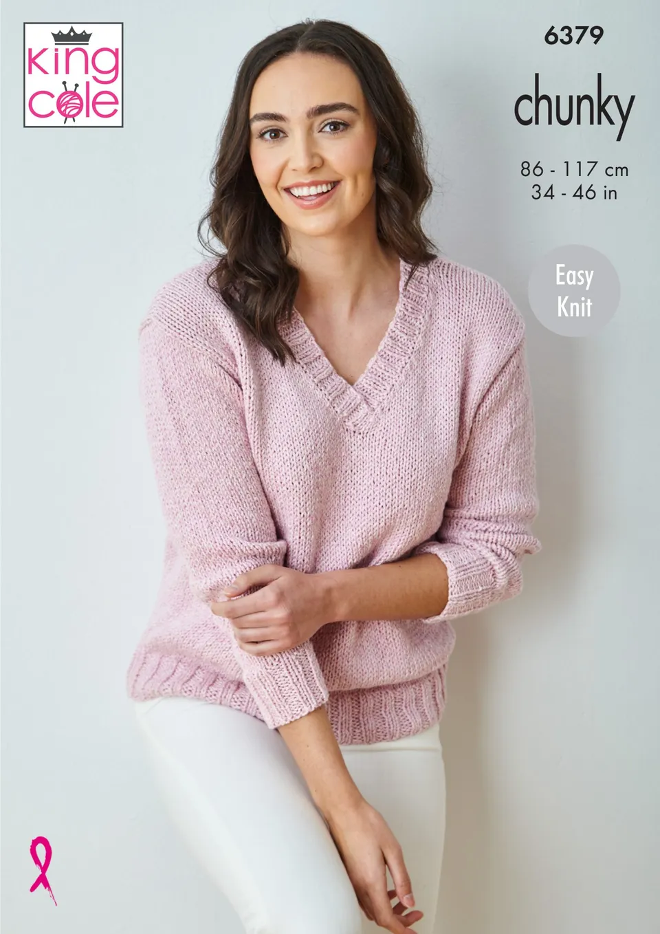 king-cole-patterns-6379-strickanleitung-pullover-top-chunky image 1