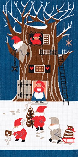 dmc-moulin-sp-cial-stickset-weihnachten-nisse-tree-house-aida image 2