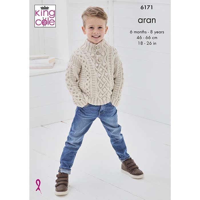 king-cole-6171-strickanleitung-pullunder-comfort-aran image 1