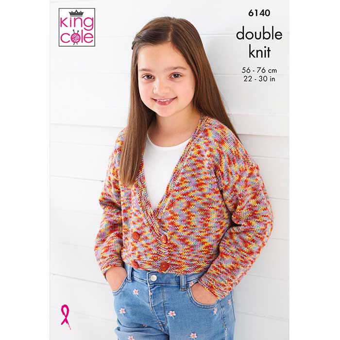 king-cole-6140-cardigan-tabard-strickanleitung-jitterbug image 1