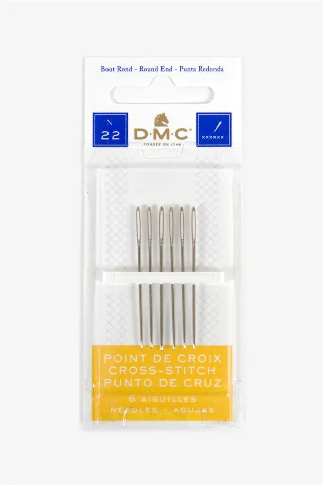 dmc-kreuzstichnadeln-gr-e-22-sticknadeln-6-st-ck image 1