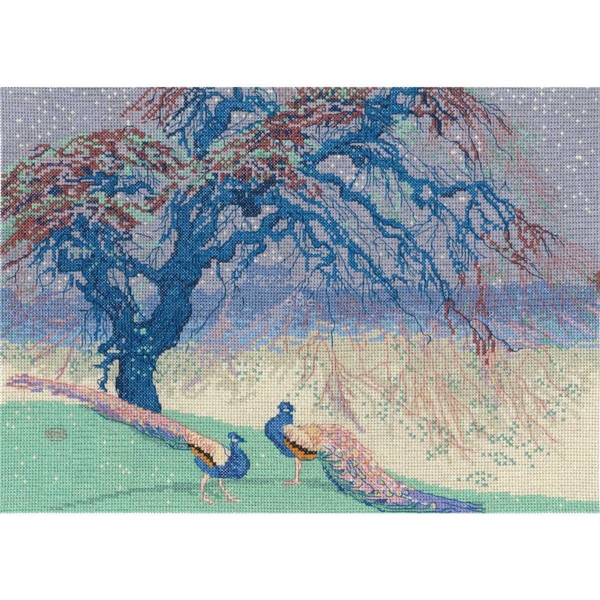 dmc-winterende-kreuzstich-set-36x26-cm-z-hlmuster-komplettset image 1