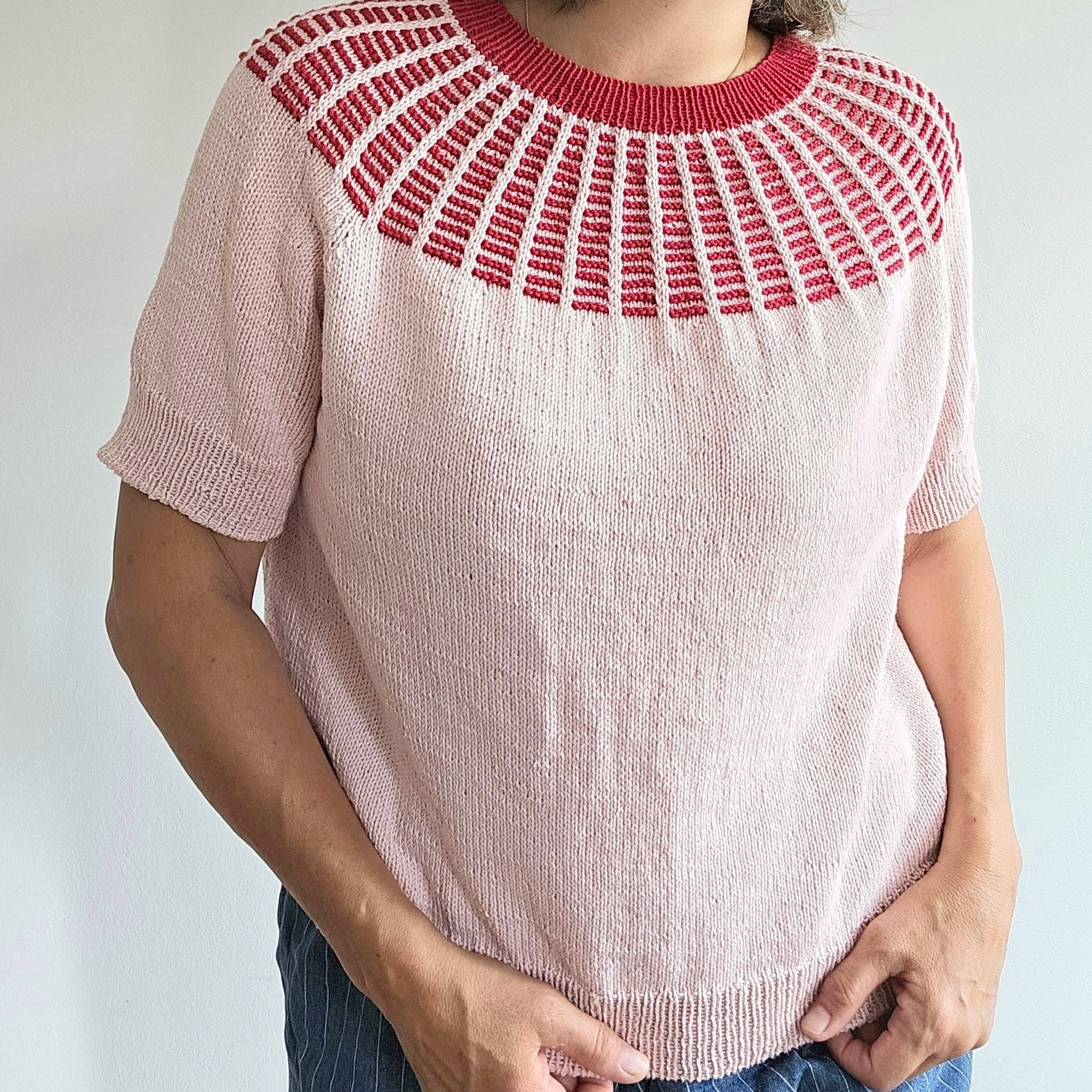 hobbii-sommer-karrusel-t-shirt-strickanleitung-xs-xl image 4
