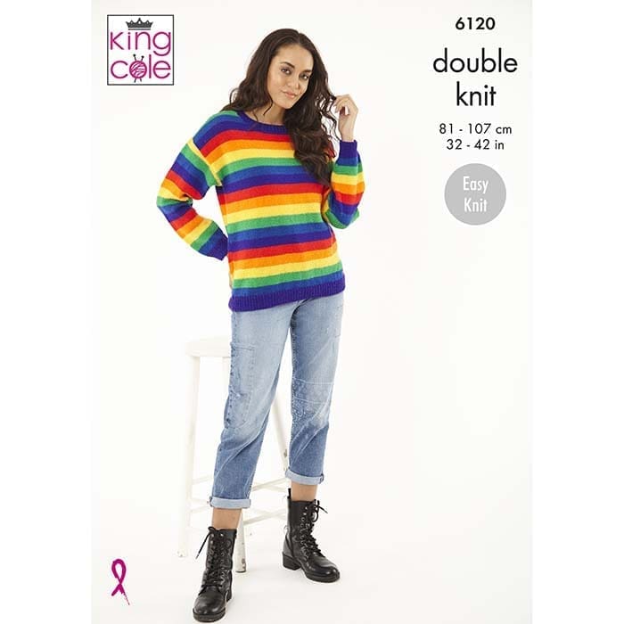 king-cole-6120-pullover-jacke-m-tze-strickanleitung image 1