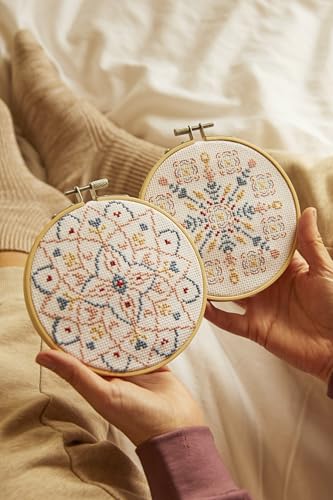 dmc-mindful-making-kreuzstichset-mandala-mit-rahmen image 6