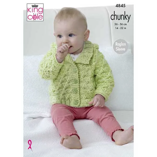 king-cole-4845-hoody-jacke-mantel-strickanleitung-baby-chunky image 1