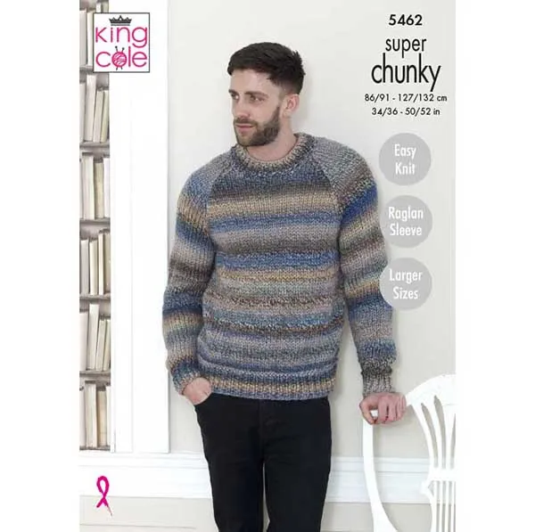 king-cole-5462-strickanleitung-pullover-explorer-chunky image 1