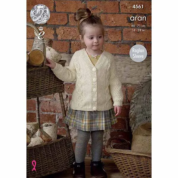king-cole-4561-strickanleitung-tunika-cardigan-fashion-aran image 1