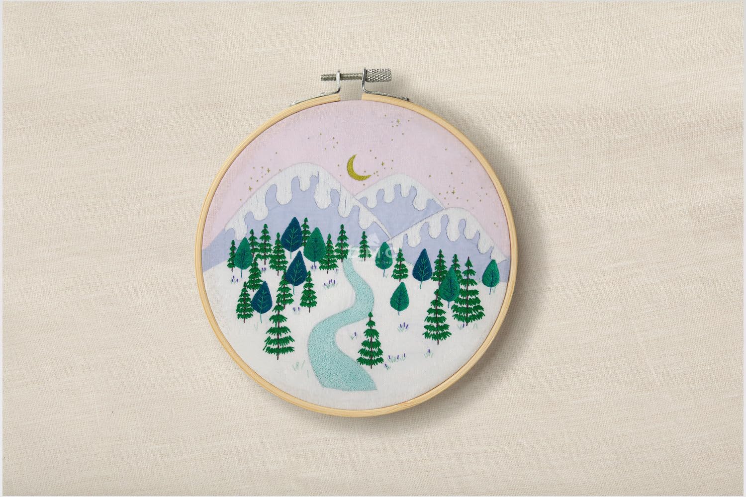 dmc-moulin-sp-cial-winterlandschaft-stickset-fortgeschritten image 2