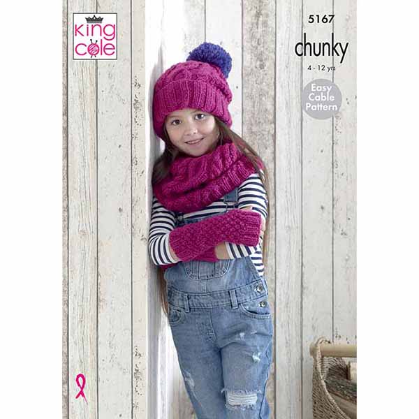 king-cole-5167-handschuhe-loops-m-tzen-chunky-anleitung image 1