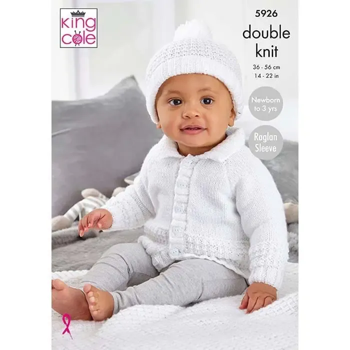 king-cole-5926-strickanleitung-jacke-m-tze-decke-comfort-dk image 1