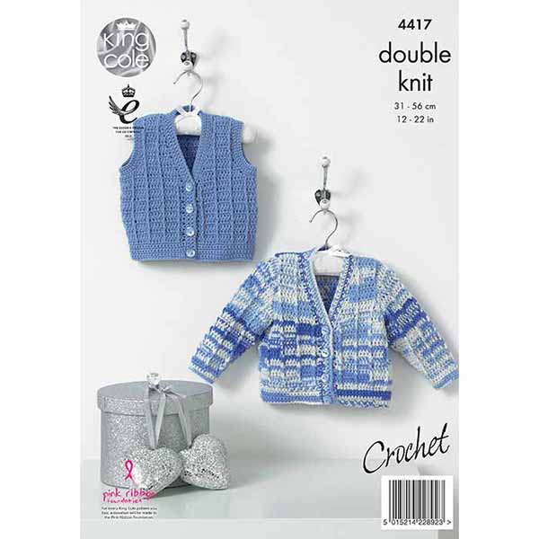 king-cole-patterns-4417-h-kelanleitung-cherish-dk-cardigan image 2