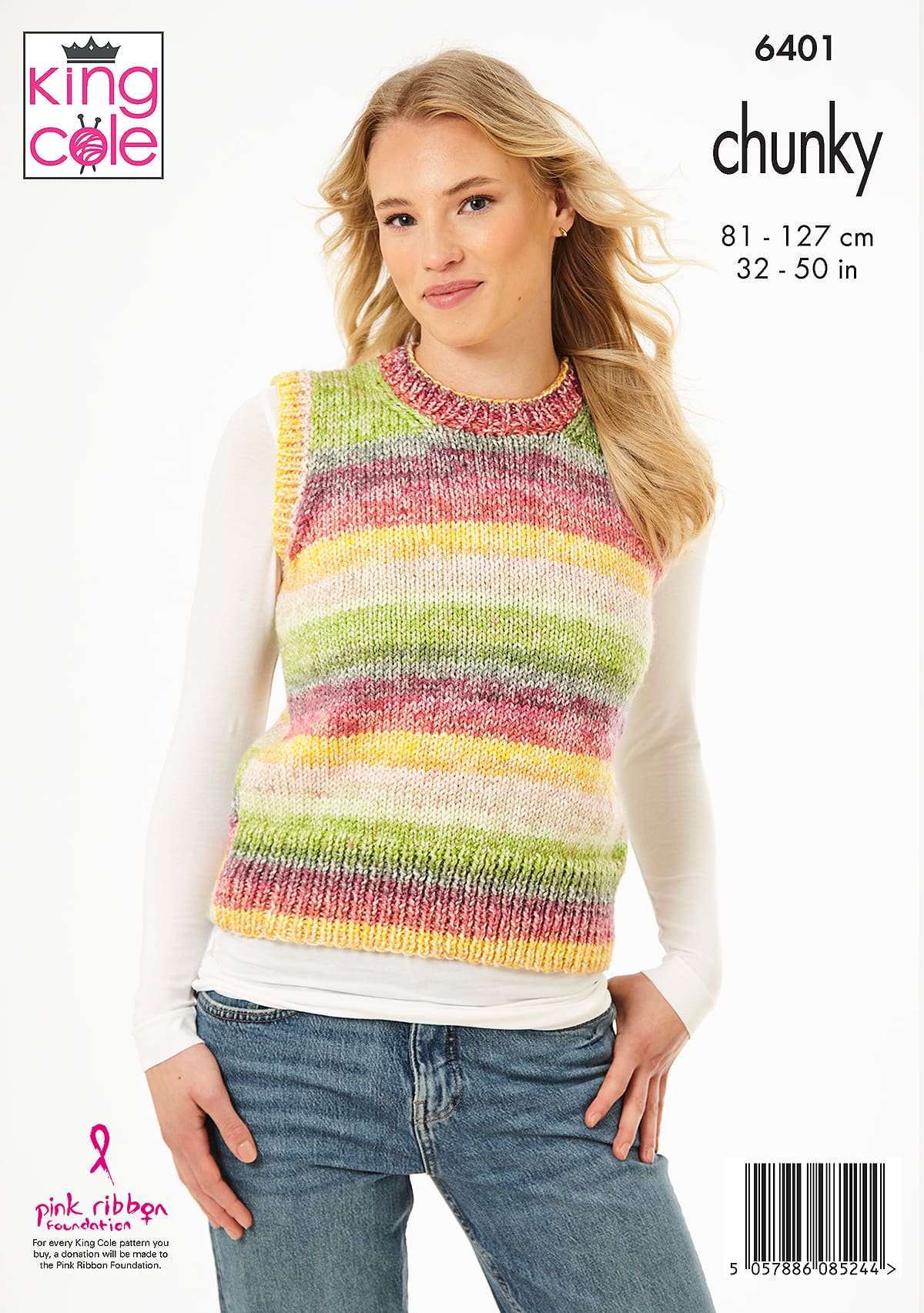 king-cole-patterns-6401-strickanleitung-cardigan-slipover-hedgerow image 2