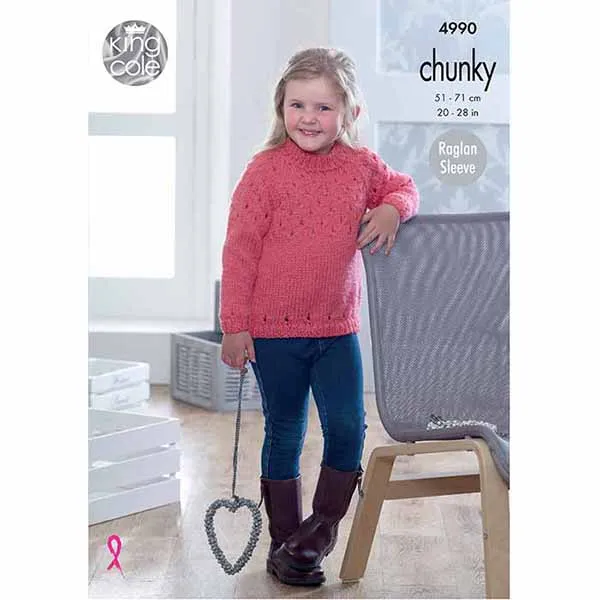 king-cole-4990-strickanleitung-pullover-chunky image 1
