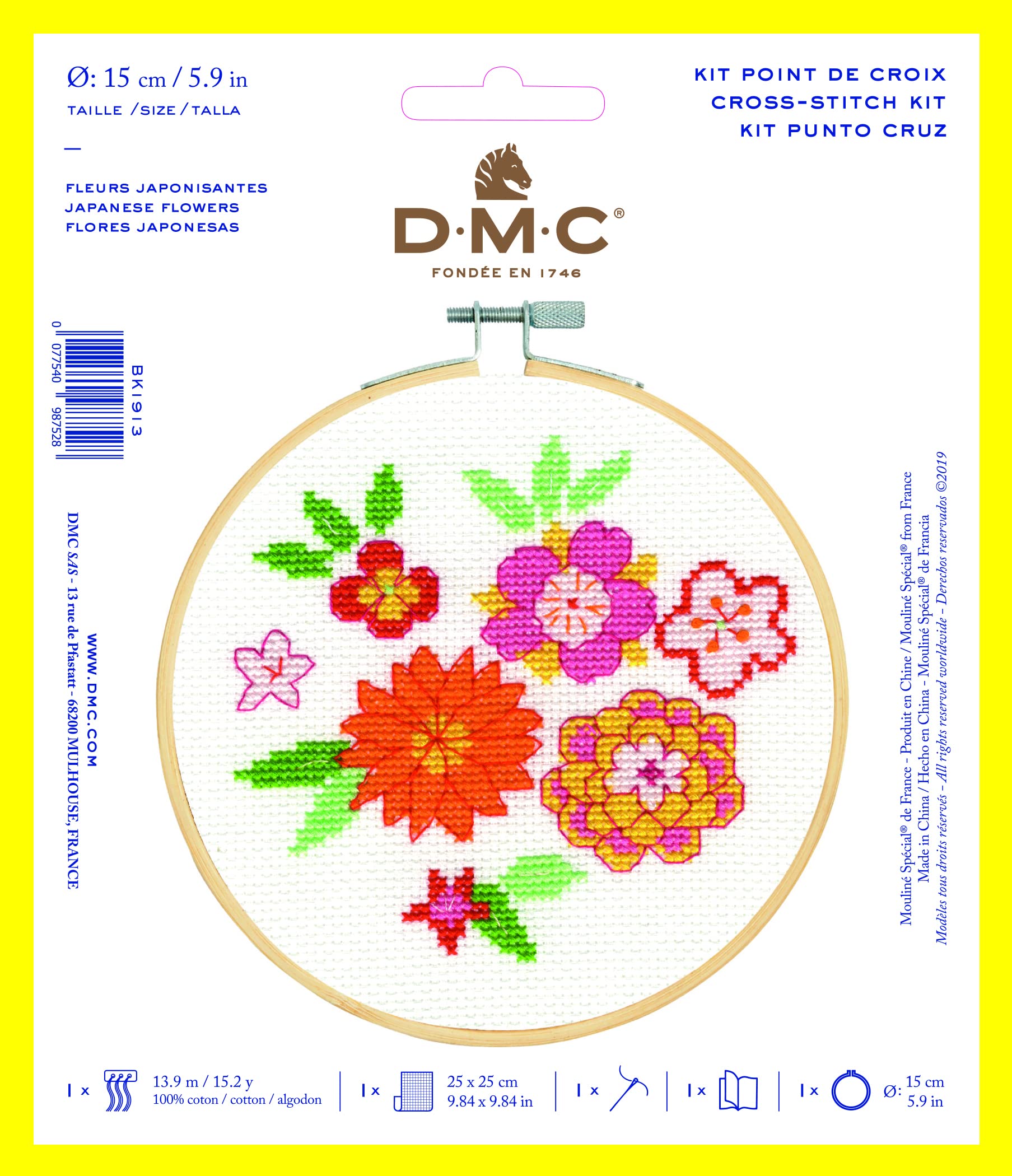 dmc-kreuzstich-set-japanische-blumen-stickbild-komplett image 1
