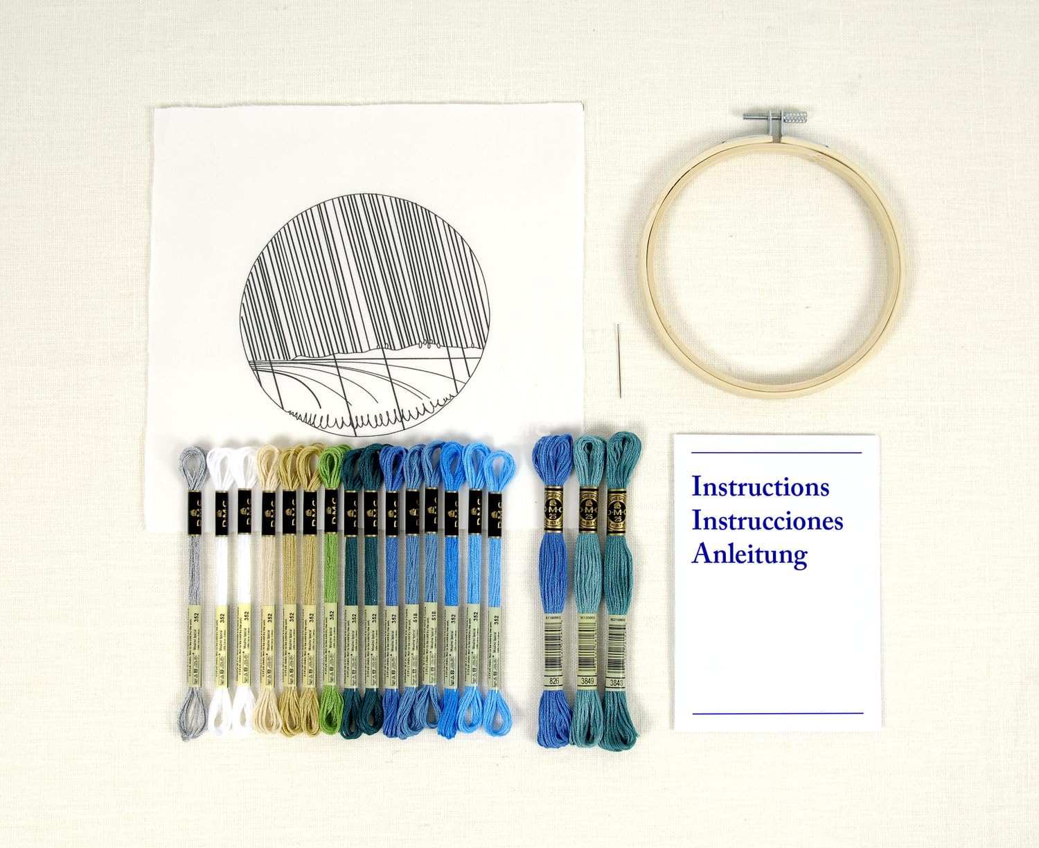 dmc-ocean-rain-stickset-mittel-ozean-baumwolle image 3