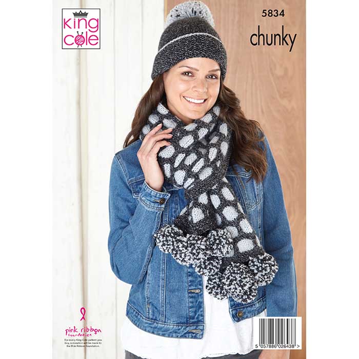 king-cole-5834-accessoires-strickanleitung-poplar-chunky image 2