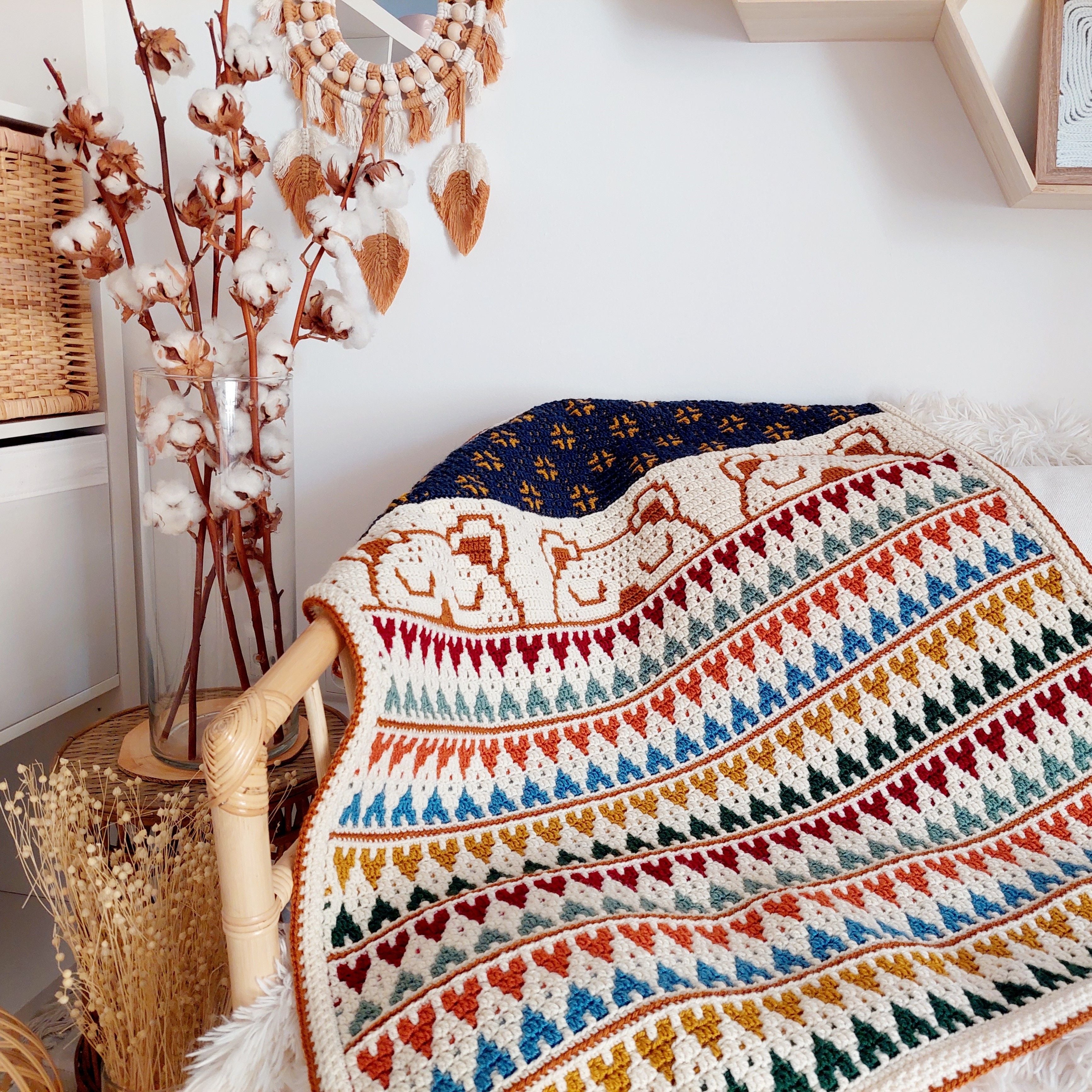 hobbii-sleep-tight-little-bear-decke-h-kelanleitung-mosaik image 1
