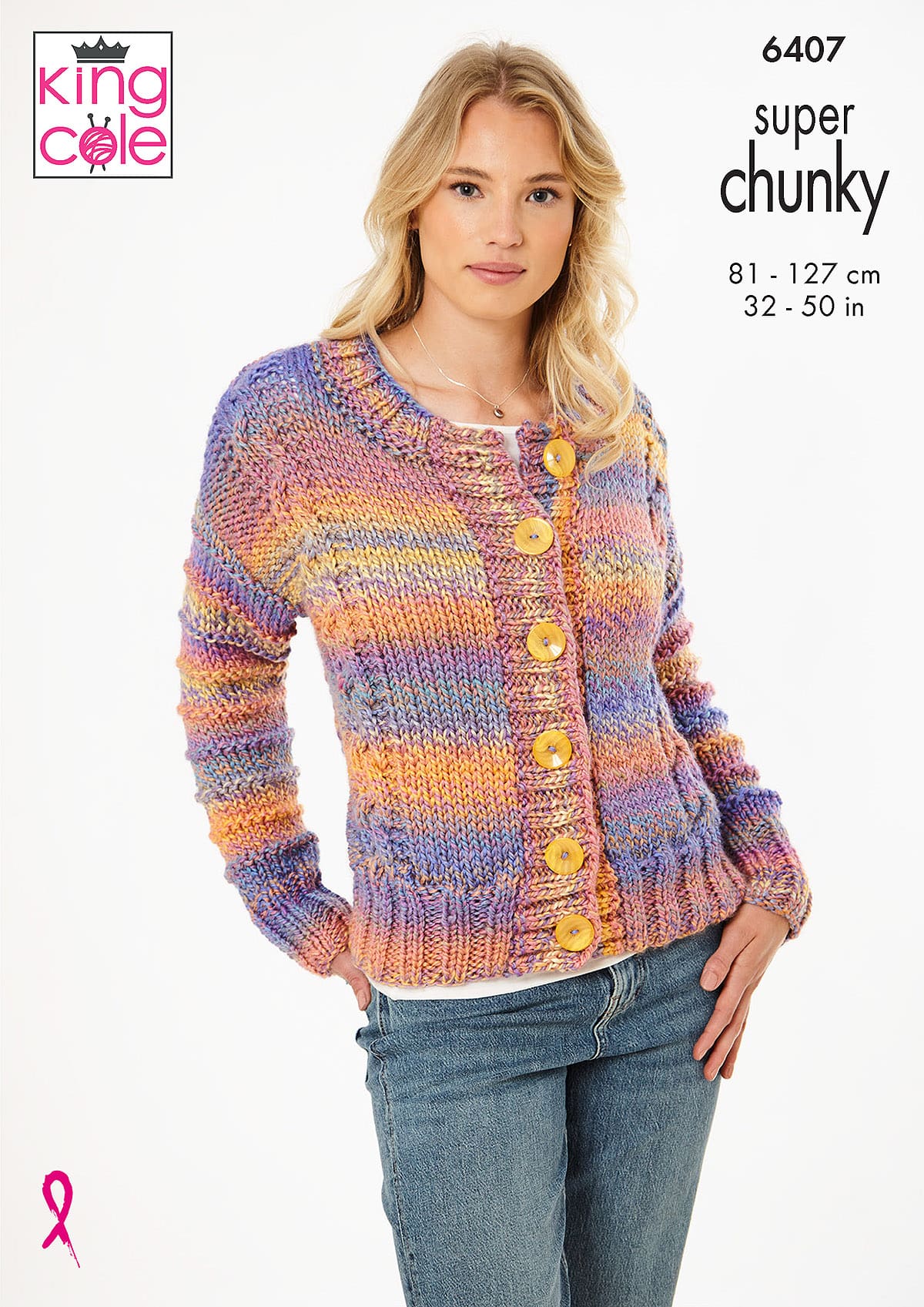 king-cole-6407-strickanleitung-pullover-cardigan-explorer-super-chunky image 1