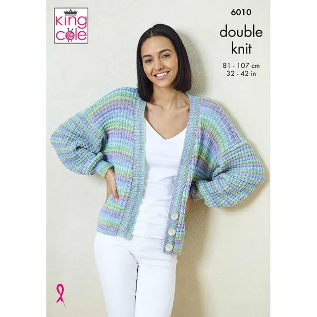 king-cole-6010-cardigan-pullover-strickanleitung-beaches-dk image 1
