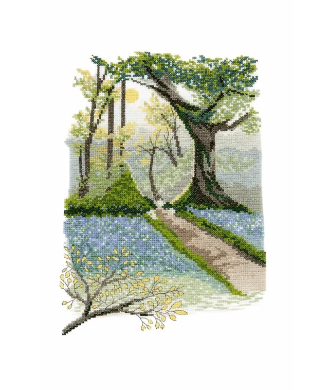 dmc-moulin-sp-cial-kreuzstich-set-fr-hlingslandschaft-mittel image 1