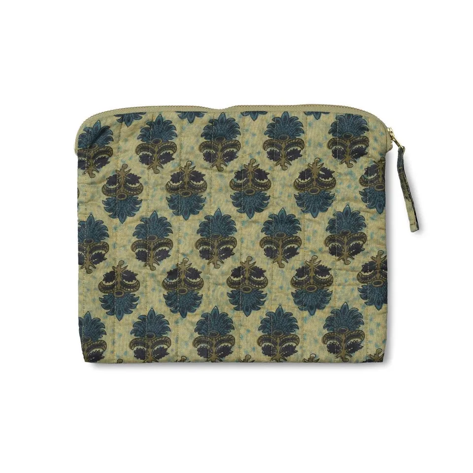 hobbii-organizer-mittelgro-gequiltet-tasche-yellow-blue-flower image 1