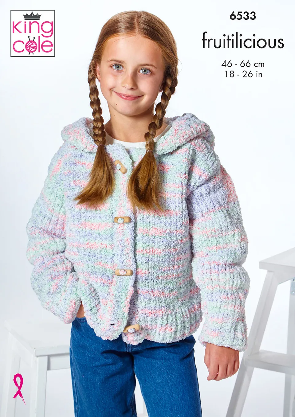 king-cole-patterns-6533-fruitilicious-hoodie-strickanleitung image 1