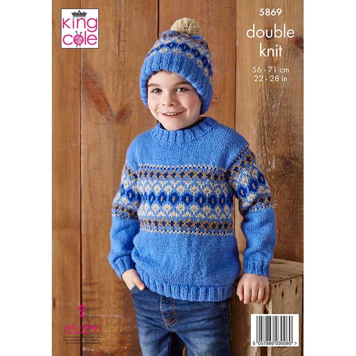 king-cole-5869-pullover-cardigan-m-tze-strickanleitung image 1