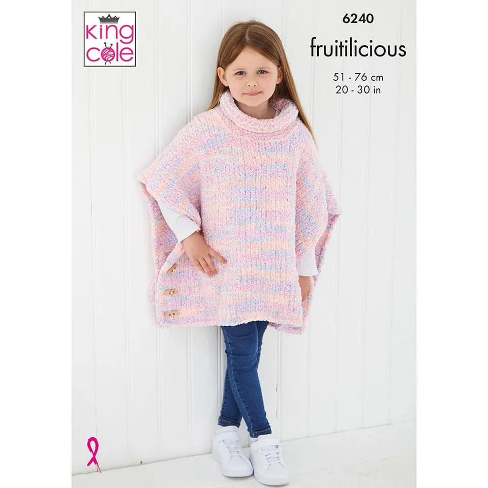 king-cole-6240-poncho-pullover-fruitilicious-anleitung image 1