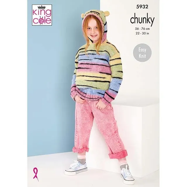 king-cole-5932-pullover-hoodie-strickanleitung-safari-chunky image 1