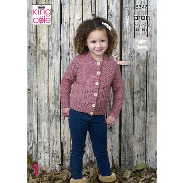 king-cole-patterns-5347-pullover-strickanleitung-fashion-aran image 1