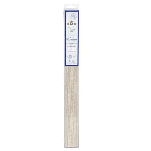 dmc-aida-metallic-kreuzstichstoff-14-count-zuschnitt image 5