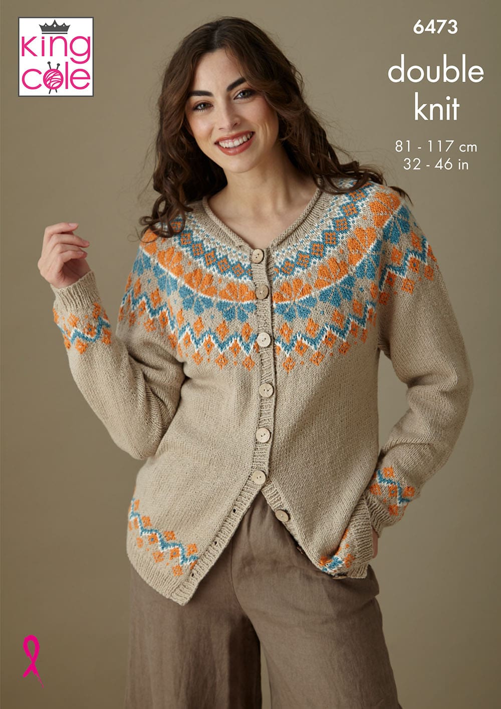 king-cole-6473-strickanleitung-fair-isle-pullover-jacke image 1